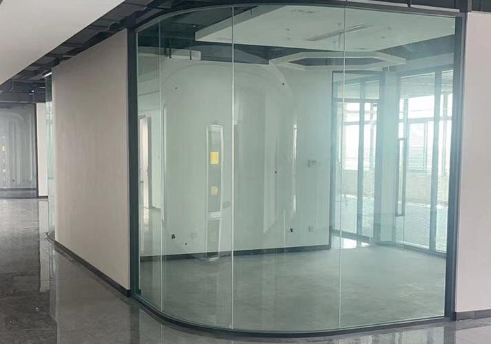 汉中市异形展柜玻璃弧形玻璃 - 方案